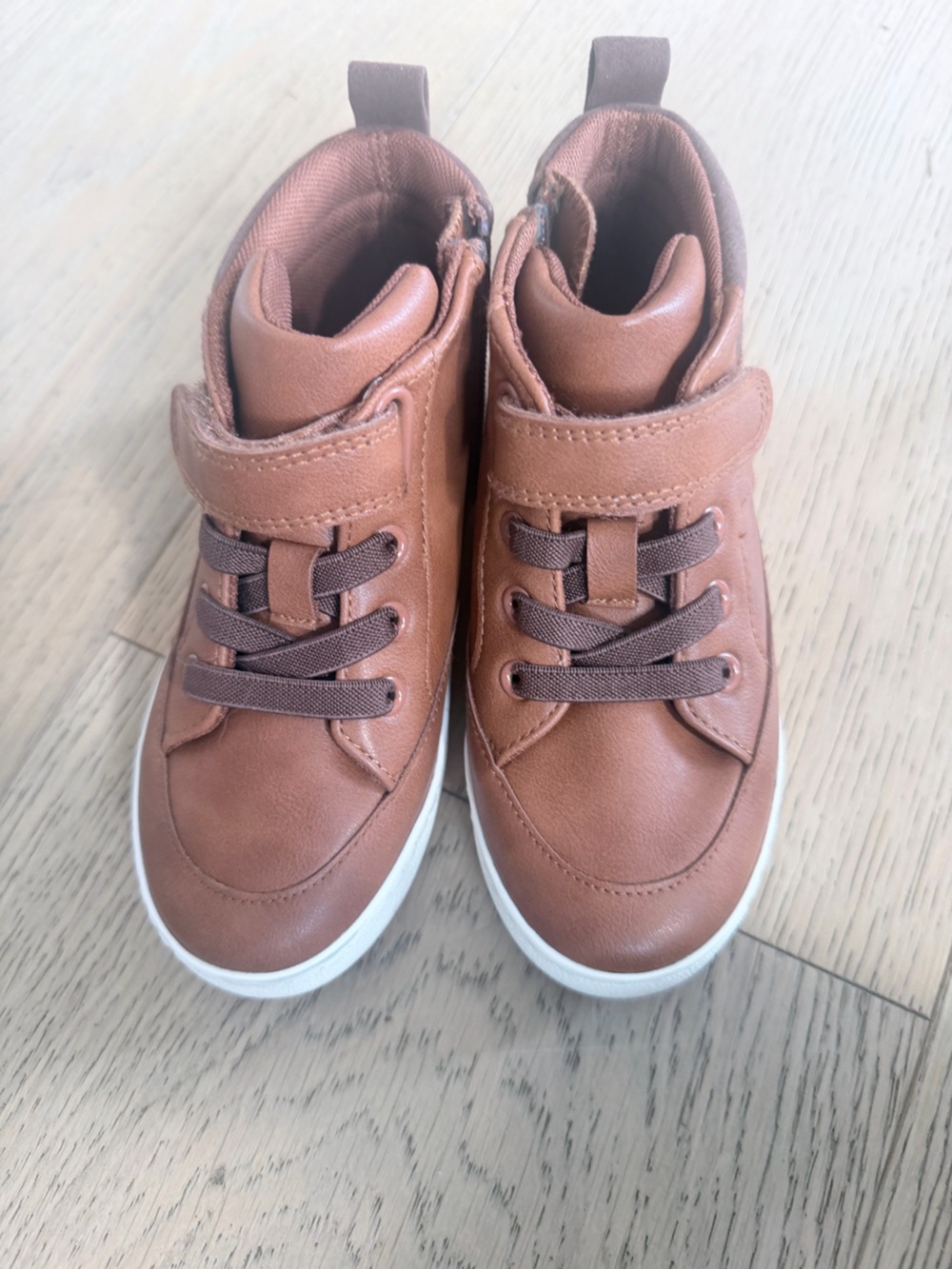 Cat & Jack Brown side zip Kids Sneakers